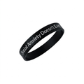 BLACK Social Anxiety Doesn't Exist Wristband