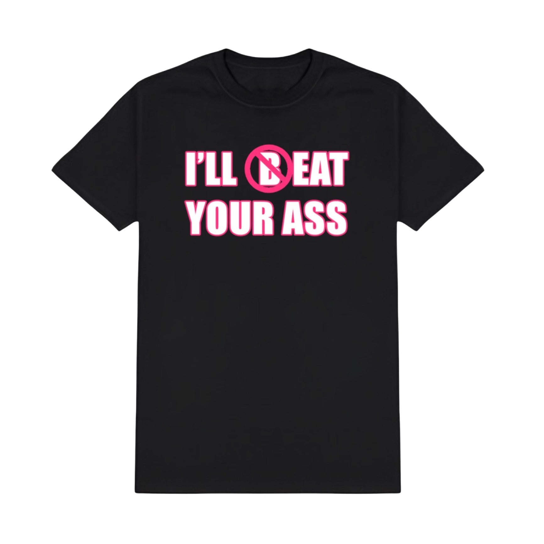 EAT ASS Black Tee